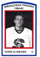 1984-85 Springfield Indians #3 Todd Lumbard
