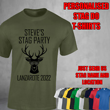 STAG DO MENS T SHIRT STAG PARTY DESIGN FUNNY JOKE CUSTOM PRINTED TOP T-SHIRTS