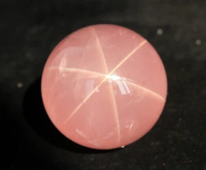 233g Top Natural Shiny Star Rose Quartz Sphere Ball Quartz Specimen Healing - Picture 1 of 8
