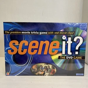 NEW Scene It? The DVD Game Mattel Board Movie Trivia Game Family Friends Sealed - Picture 1 of 3