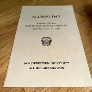 1949 NORTHWESTERN UNIVERSITY ALUMNI DAY Program - Picture 1 of 15