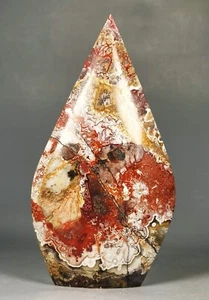 Geoda de ágata loca mexicana hermosa natural cristal forma libre standup curación - Imagen 1 de 12