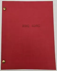 KING KONG / Lorenzo Semple Jr. 1975 Screenplay, Jeff Bridges & giant gorilla - Picture 1 of 13