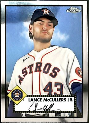 2021 Topps Chrome Platinum Anniversary #404 Lance McCullers Jr. Houston Astros - Image 1 of 2
