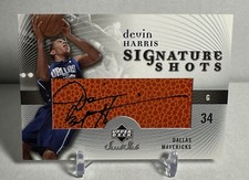 2005-06 Upper Deck Sweet Shot Signature Shots Devin Harris Auto #SS-BE Mavericks