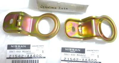 "NISSAN GENUINE SKYLINE R34 GTR BNR34 Radiator Stay Mounting Bracket Upper 2-SET - Изображение 1 из 2