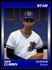 1989 Star Wes Currin Durham Bulls #70
