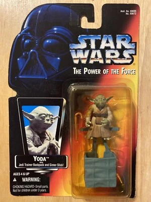 Kenner Star Wars Yoda With Jedi Trainer Backpack And Gimer Stick Action Figure - Image 1 of 2