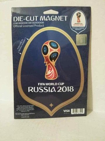 NEW FIFA FOOTBALL FUTBOL WORLD CUP RUSSIA 2018 DIE-CUT LARGE 7X5 MAGNET USA MADE Cover