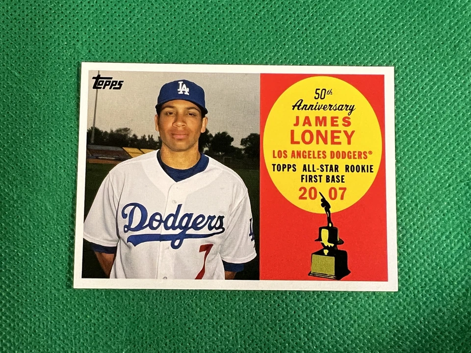 2008 Topps 50th Anniversary All Rookie Team #AR70 James Loney Dodgers - Image 1 of 1