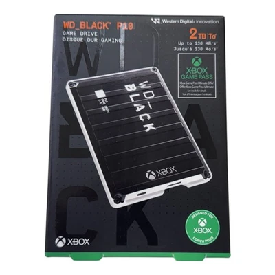 WD_BLACK P10 2TB GameDrive for Xbox Portable External Hard Drive WDBA6U0020BBK - Image 1 of 2