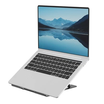 Fellowes Alumia™ Portable Laptop Stand – Black – Height and Angle Adjustable Lap - Image 1 of 4