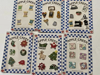 APPLE CREEK BUTTONS 6 PACK NEW - Image 1 of 4