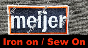 Meijer Detroit Tigers Patch Ad Patch City Connect Baseball Jersey Patch - Picture 1 of 1
