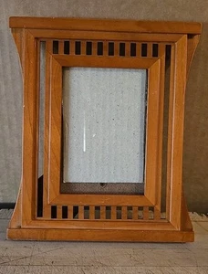 Vintage Mission Stickley Arts & Crafts Movement Style Wooden Photo Picture Frame - Picture 1 of 9