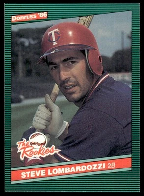Steve Lombardozzi 1986 Donruss The Rookies Rookie Card RC #18 Minnesota Twins - Image 1 of 2
