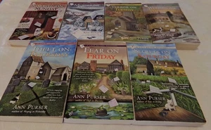 Ann Purser Lot of 7 books Complete Series of Lois Meade Mystery Books Paperbacks - Picture 1 of 6