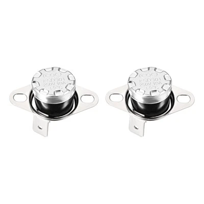 KSD301 Thermostat 65C NC Temperature Thermal Control Switch 90C Angle/2 Pcs - image 1 of 4