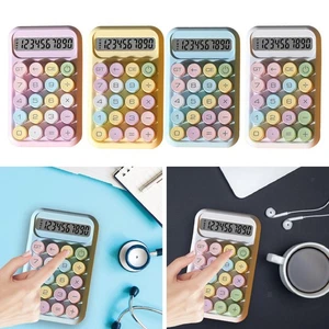 10 Digit Calculator Mechanical Buttons Portable Handheld Basic Calculator for - Picture 1 of 23