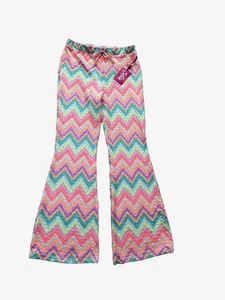 Justice Girls Flare Beach Pant Coverup Multicolor Girl 12/14 (L) ($) - Picture 1 of 3