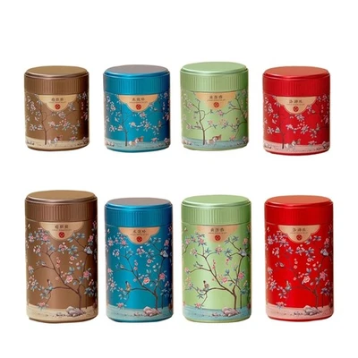 Fashion Metal Tea Caddys Convenient Tea Container Secure Lids Durable Tea Tin - Image 1 of 4