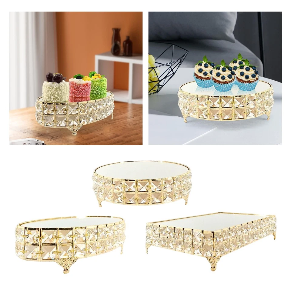 Vanity Tray Serving Tray Dessert Organiser Platter Storage Cake Stand for - Image 1 of 1