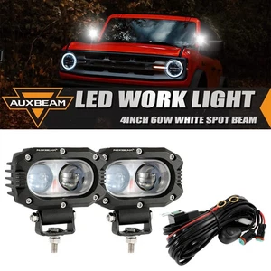 Pair 4" INCH LED Work Light Driving Fog Pods Offroad Kit For Ford Bronco 2021+ - Picture 1 of 11