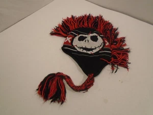 Nightmare Before Christmas Jack Skellington Winter Hat w/ Mohawk fringe - Picture 1 of 3
