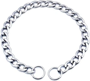 Collar de entrenamiento para perros con cadena de estrangulador de acero de aleación soldado de alta resistencia 18"-26" 2,5-3 mm - Imagen 1 de 10