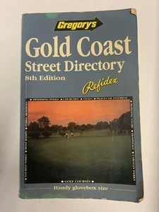 Gold Coast Refidex Street Directory 8th edition 1995 Gregory's Paperback - Picture 1 of 4