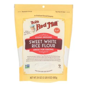 Bob's Red Mill - Rice Flour Sweet Whte Gluten Free - Case of 4 - 24 OZ - Picture 1 of 1