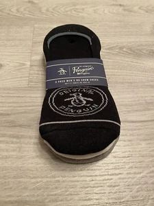 Original Penguin Mens Three Pack No Show Socks White/Grey/Black UK 7-11 BNWT - Picture 1 of 8