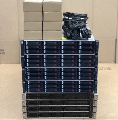  HP P2000 55.2TB SAS Server SAN Configuration HP DL360 Gen9's 80-Core 512GB RAM - Image 1 of 2