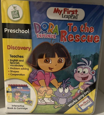 Leap Frog My First Leap Pad Dora The Explorer Interactive Book Preschool Sealed - Image 1 of 2