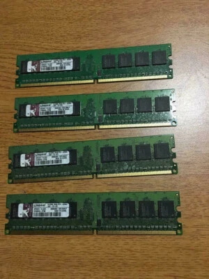 Set of (4) KF6761-ELG37 Compaq 512MB 1Rx8 PC2-4200u Memory Card - Image 1 of 2