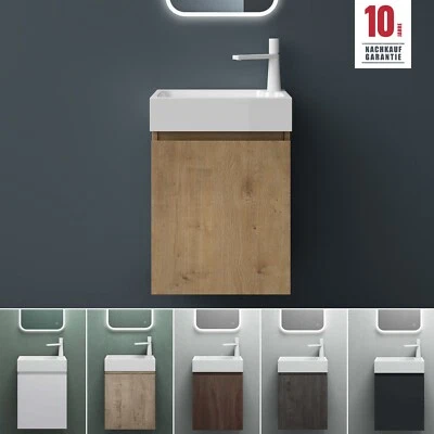 Badmöbel set Gäste Wc Waschbeckenunterschrank Waschtisch mit Unterschrank P02 - Bild 1 von 4