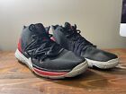 Nike Kyrie 5  Black / University Red / Gray Aq2456 600 Youth Size 7Y
