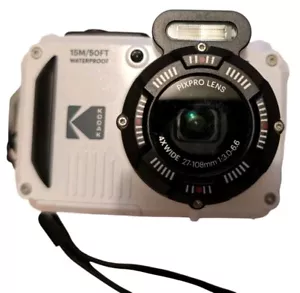 Kodak PIXPRO WPZ2 fotocamera compatta resistente impermeabile - bianco - Foto 1 di 7