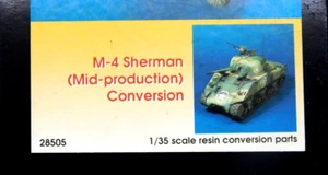 Kirin M-4 Sherman Mid Production Conversion 1:35 28505 Model Conversion Kit - Picture 1 of 5