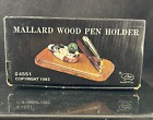1982 MALLARD DUCK WOOD PEN HOLDER #4551 PRICE PRODUCTS NOS ORIGINAL BOX VTG RARE