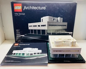 LEGO ARCHITECTURE: Villa Savoye (21014) con scatola e istruzioni. Completo al 99% - Foto 1 di 6