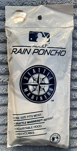 Poncho ligero de estadio de los Marineros de Seattle MLB equipo M's con licencia oficial - Imagen 1 de 2