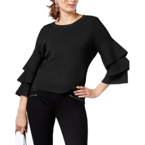 INC NEW Women's Tiered-sleeve Crewneck Sweater Top TEDO - Picture 1 of 1