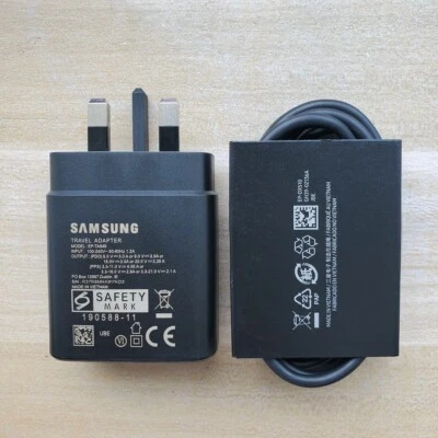 45 Watts Type-C Super Fast Charging Wall Charger & Type-C 6ft Cable For Samusng - Image 1 of 4