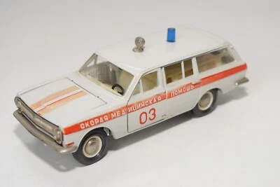 A47 1:43 CCCP USSR NOVOEXPORT VOLGA GAS BONRA A3-24-02 AMBULANCE EXCELLENT RARE - Bild 1 von 4