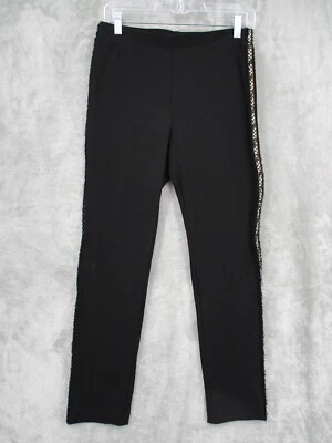 Pantalones Karen Kane Mujer Pequeños Leggings Adornados Pull On Elastizados Informales Negros Foto 1 de 4