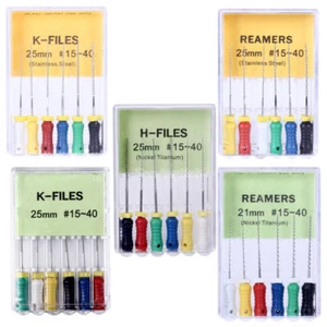 1 Pack Dental Niti/SST Endodontic Root Canal Hand Use File for K/H/REAMER Files - Picture 1 of 24