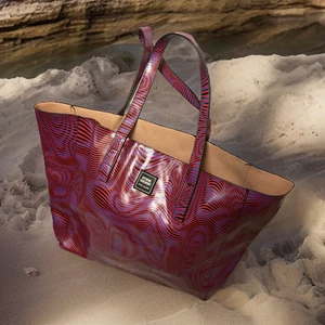 Vintage y2k pink leather Opening ceremony hand bag| L 12 W 16.5 | SKU 1212 - Picture 1 of 8