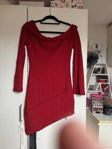 Cider Red Bodycon Dress Size M - Picture 1 of 6