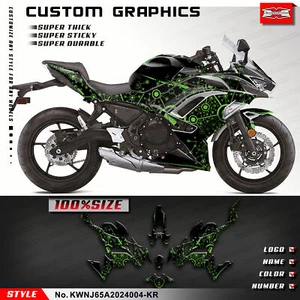 Kungfu Graphics Full Vinyl Sticker Kit for Ninja 650 2020 2021 2022 2023 2024 - Afbeelding 1 van 8